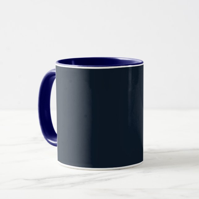 Caneca Azul Profundo (Frente Esquerda)