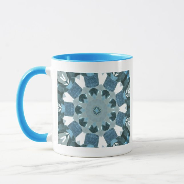 Caneca Azul Topaz Kaleidoscope (Esquerda)