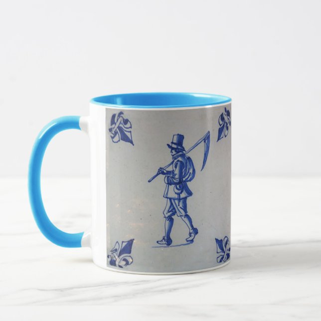 Caneca Azulejo azul de Delft - modelo (Esquerda)