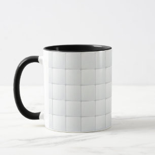 Caneca Azulejo branco