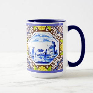 CANECA AZULEJO DELFT VINTAGE