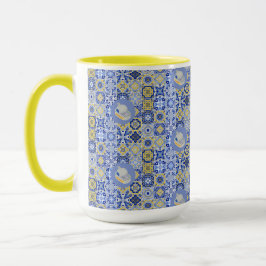 Caneca Azulejos azuis e sardos