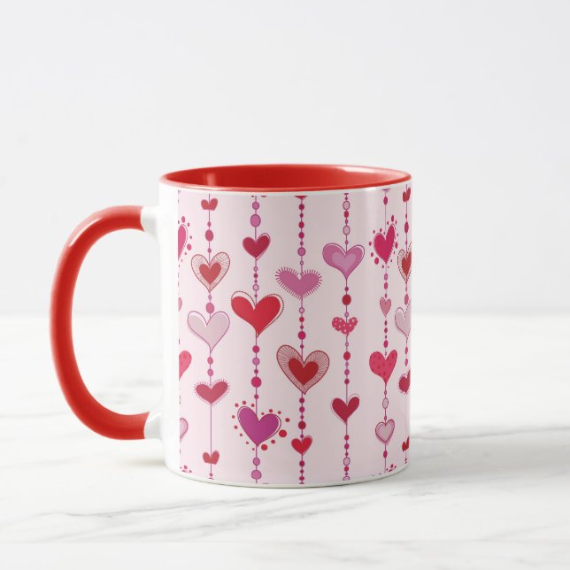 Caneca Azulejos do coração (Esquerda)