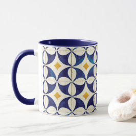 Caneca Azulejos Portugueses - Azulejo Pattern Design