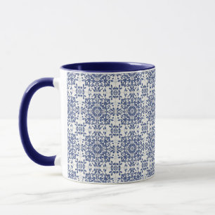 Caneca Azulejos Portugueses Vintage Blue E White Case Mat