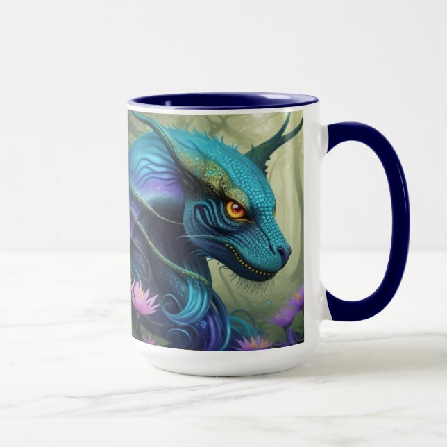 Caneca „Azuris –Bewahrer des Zauberwaldes  (Direita)