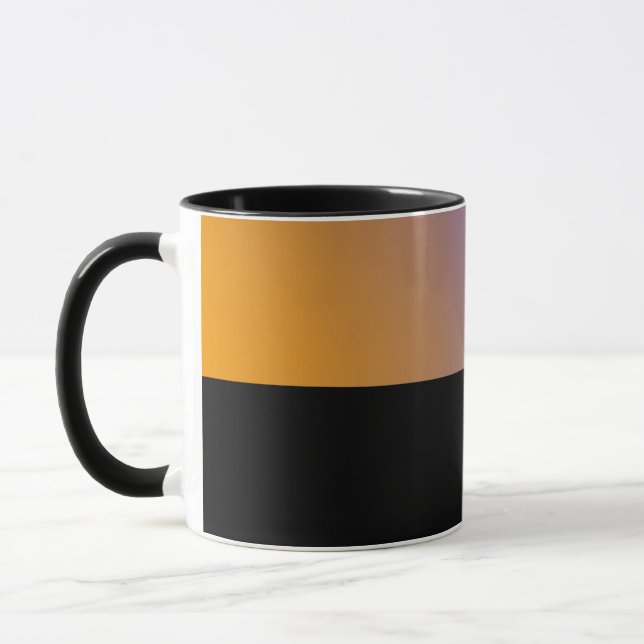 Caneca B03 - Tasse mit Orange Blau Farbverlauf (Esquerda)