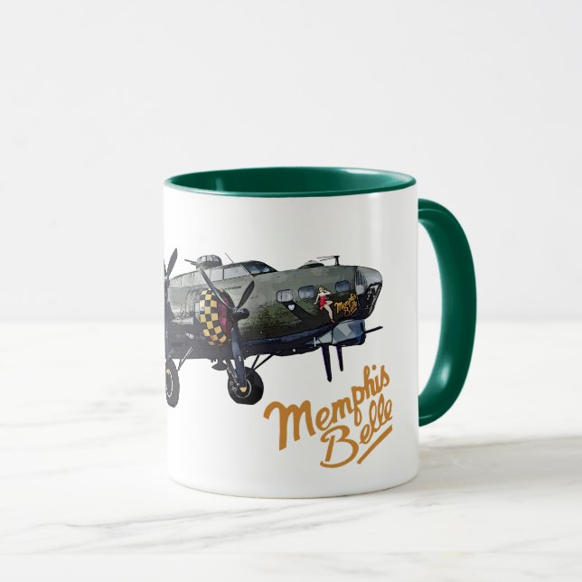 Caneca B-17 Memphis Belle (Frente Esquerda)