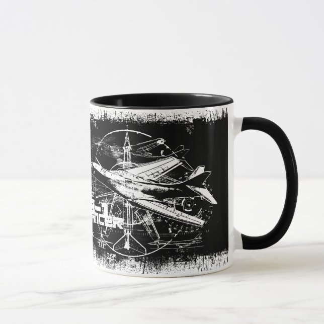 Caneca B-1 Lancer 11 oz Ringer Mug (Direita)