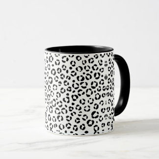 Caneca B&W Impressão Animal Sherpa Blanket