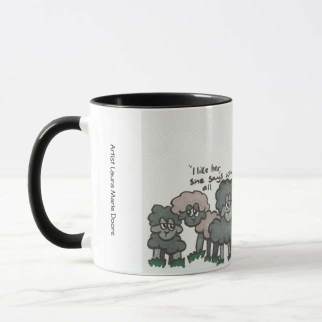Caneca Baa, Baa, Baa Mug (Esquerda)