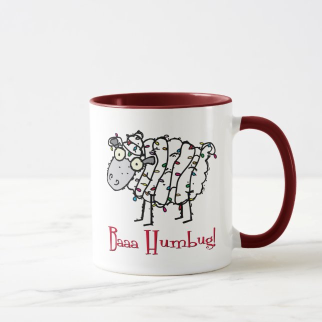 Caneca Baaa Humbug Christmas Mug (Direita)