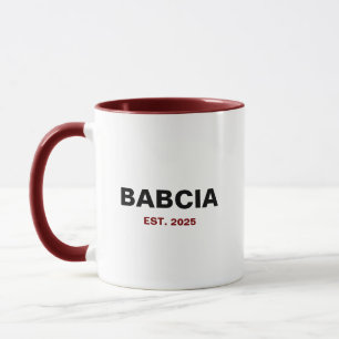Caneca Babcia Est. Ano - O Presente Da Vovó Perfeito
