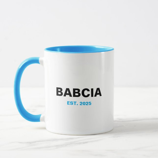 Caneca Babcia Est. Ano - O Presente Da Vovó Perfeito (Esquerda)