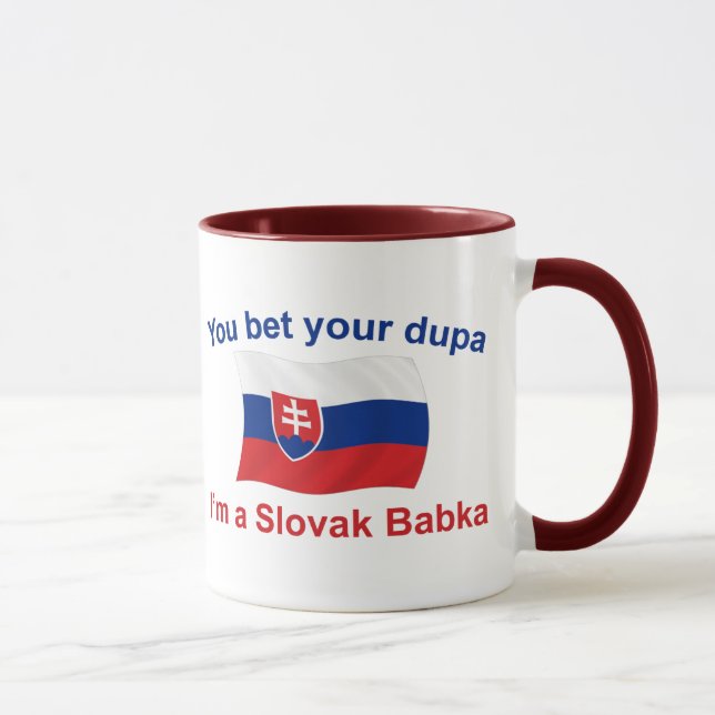 Caneca Babka-Aposta eslovaca seu Dupa (Direita)