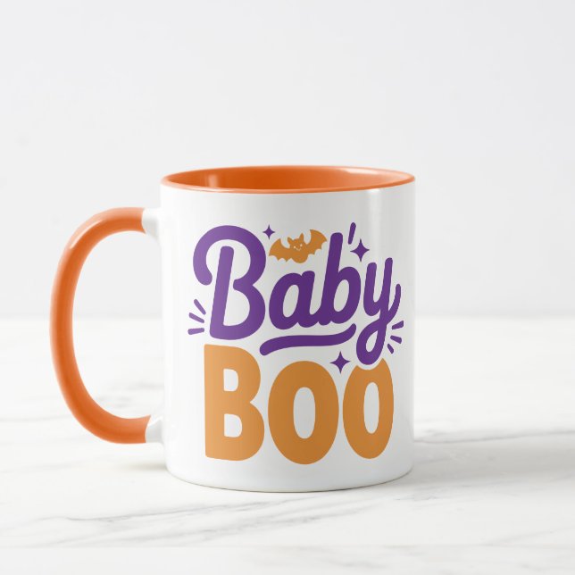 Caneca Baby Boo Fofo de Halloween (Esquerda)