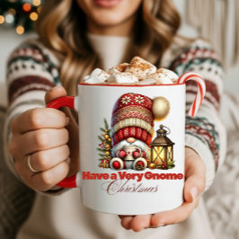 Caneca Baby's First Gnome Christmas Mug