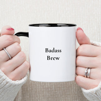 Caneca Badass Breve Citação Engraçada