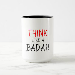 CANECA BADASS MUG_THINK ENGRAÇADO GOSTAM DE UM BADASS
