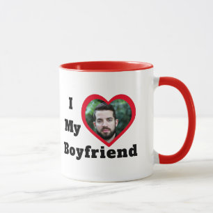 Caneca Bae Personalizada Foto Personalizada I Love My Nam