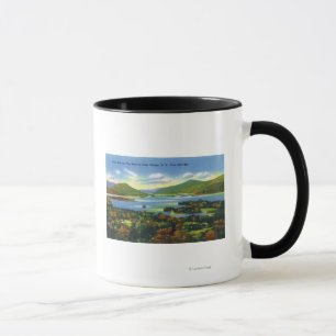 Caneca Baía De Bolton, Estreitos, Vista De Montanhas De C