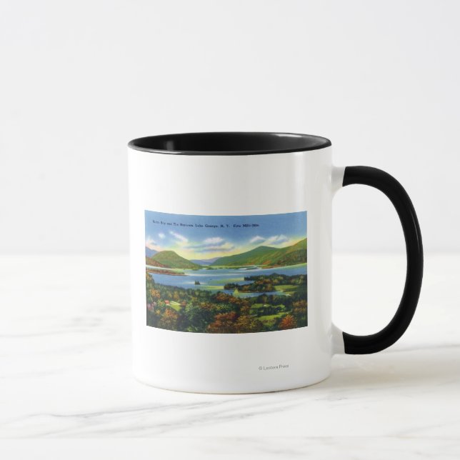 Caneca Baía De Bolton, Estreitos, Vista De Montanhas De C (Direita)