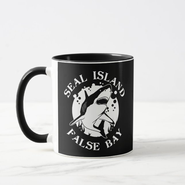 Caneca Baía Falsa De Seal Island - Mergulho De Scuba Com  (Esquerda)