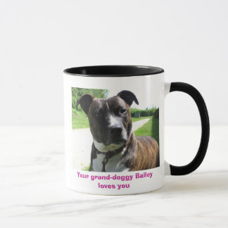Caneca bail5-16, seus amores de Bailey do grande-doggy