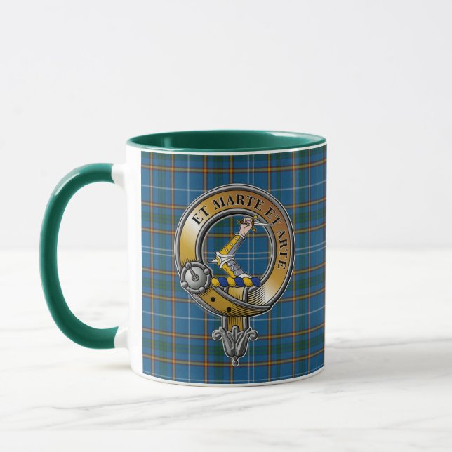 Caneca Bain Tartan & Crachá (Esquerda)