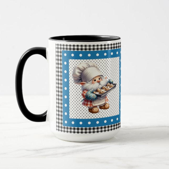 Caneca Baker Gnomos Personalizados Mug (Esquerda)