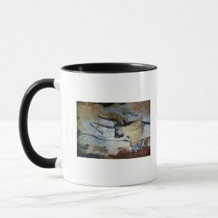 Caneca Balance a pintura de um touro com chifres longos