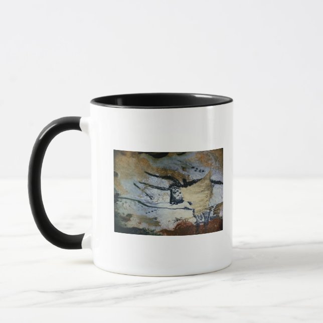 Caneca Balance a pintura de um touro com chifres longos (Esquerda)