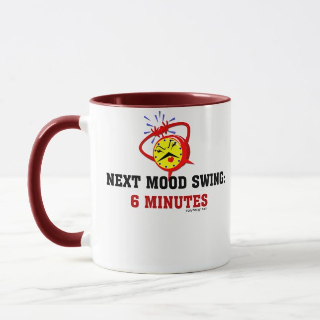 Caneca Balanço de humor seguinte: 6 minutos (Esquerda)