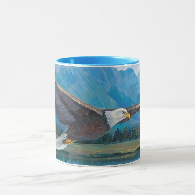 Caneca Bald Eagle Soaring (Centro)