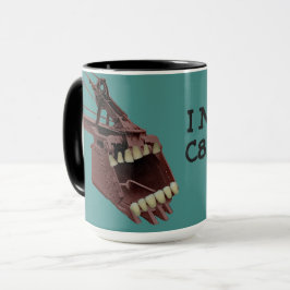CANECA BALDE DE ENGENHEIRO OPERACIONAL COM DENTES DE CAFÉ