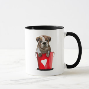 Caneca Balde Do Amor Vermelho