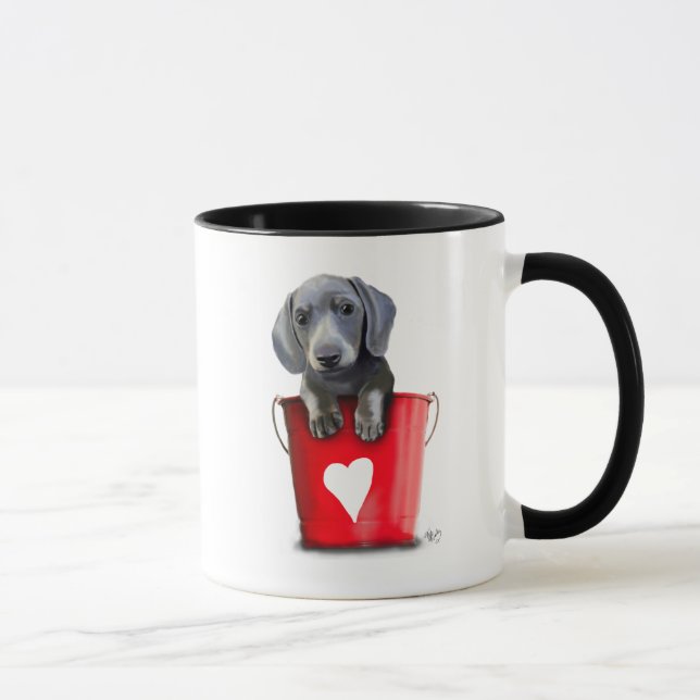 Caneca Baldes do Amor Dachshund Puppy (Direita)