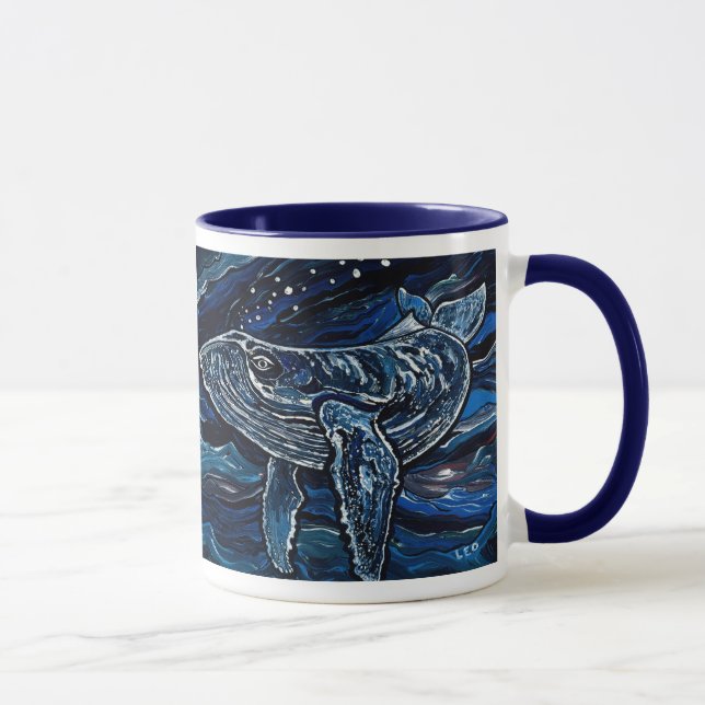 Caneca Baleia de Humpback (Direita)