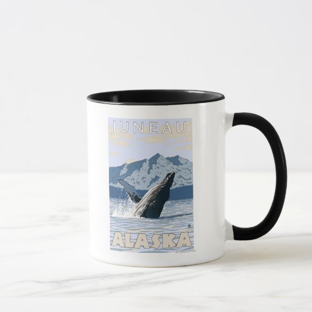 Caneca Baleia-jubarte - Juneau, Alasca (Direita)