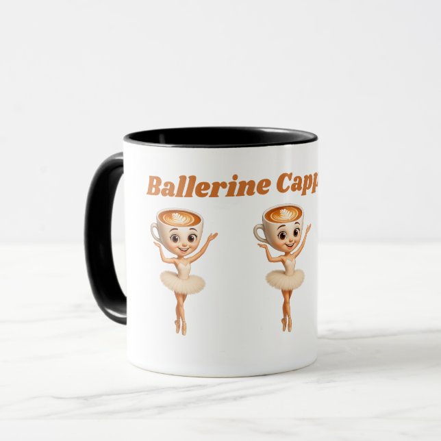 Caneca Ballerina Cappuccina Coffee Mug (Frente Esquerda)
