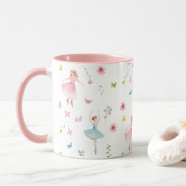 Caneca Ballerina Pattern Mug