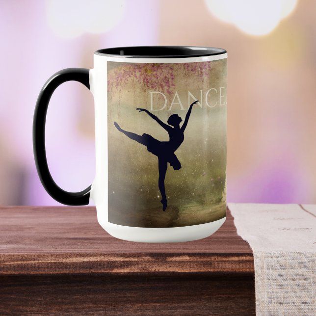 Caneca Ballerina Swan Lake Dance Vintage (Criador carregado)