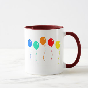 Caneca Balões do aniversário