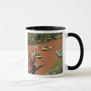 Caneca Balsas movidas por remo viram para o rio Colorado