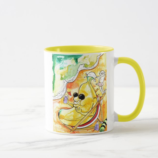 Caneca banana da praia (Direita)