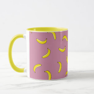 Caneca Bananas rosa