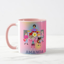 Caneca Banda das garotas de música
