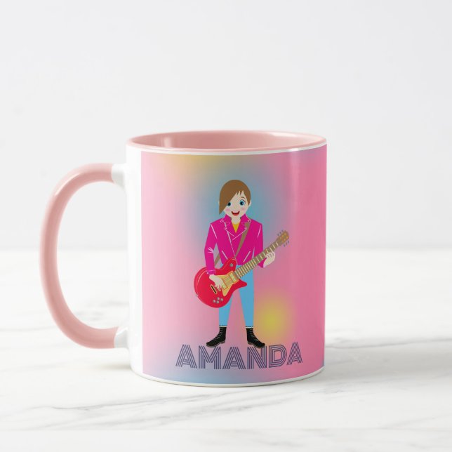 Caneca Banda das garotas de música (Esquerda)