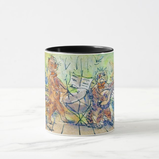 Caneca Banda de gatos, Louis Wain (Centro)