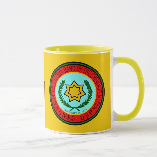Caneca Banda oriental do selo Cherokee (Direita)